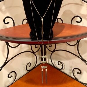 🎀NWOT Free People Black Chain Ladder Necklace